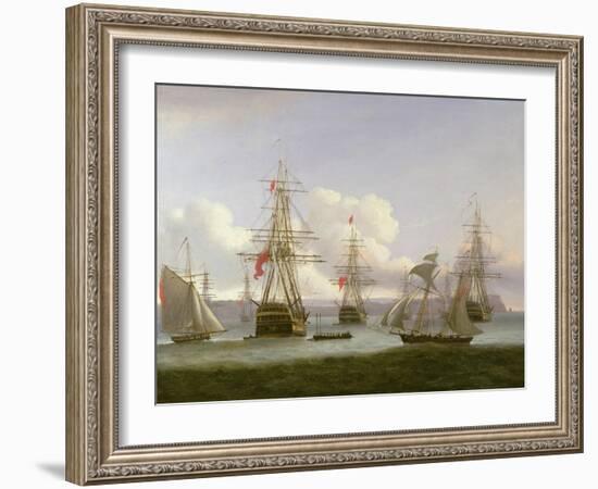 The Exile's Departure, 1826-Thomas Luny-Framed Giclee Print