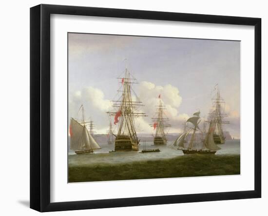 The Exile's Departure, 1826-Thomas Luny-Framed Giclee Print