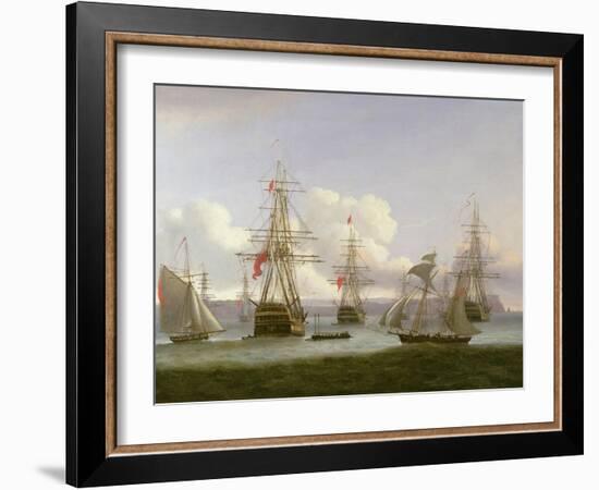 The Exile's Departure, 1826-Thomas Luny-Framed Giclee Print