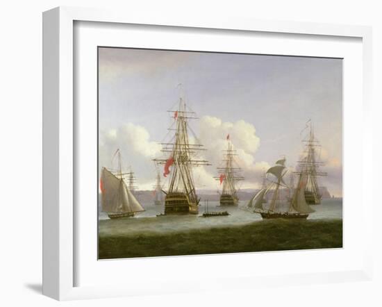 The Exile's Departure, 1826-Thomas Luny-Framed Giclee Print