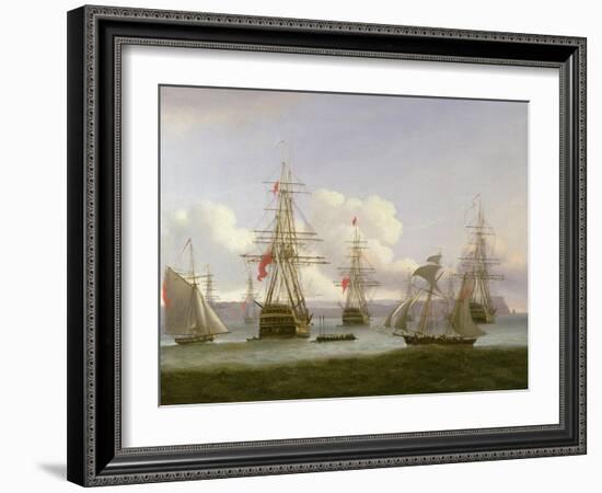 The Exile's Departure, 1826-Thomas Luny-Framed Giclee Print