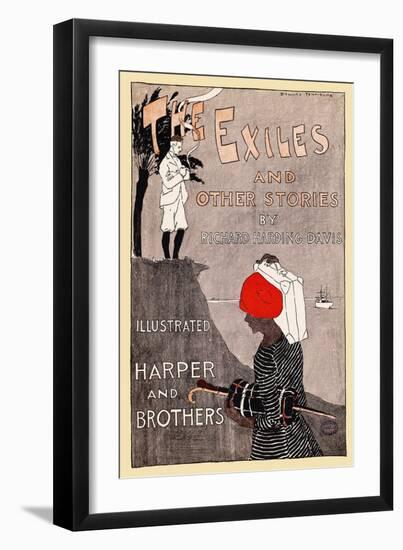 The Exiles And Other Stories By Richard Harding Davis-Edward Penfield-Framed Art Print