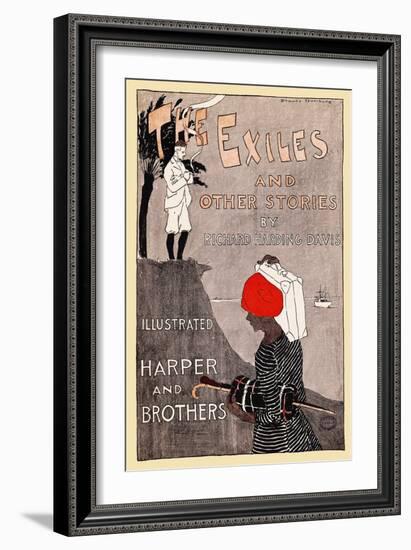 The Exiles And Other Stories By Richard Harding Davis-Edward Penfield-Framed Art Print