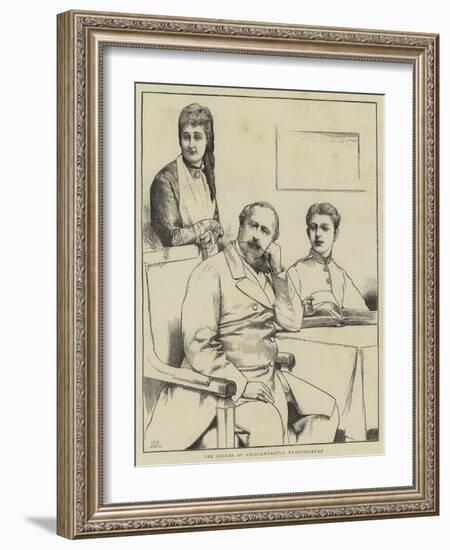 The Exiles at Chislehurst, a Reminiscence-Sir James Dromgole Linton-Framed Giclee Print
