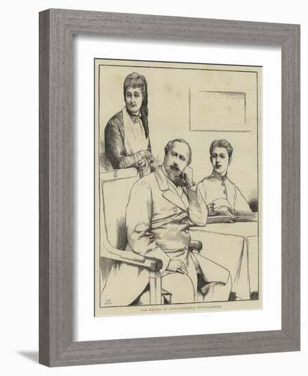 The Exiles at Chislehurst, a Reminiscence-Sir James Dromgole Linton-Framed Giclee Print