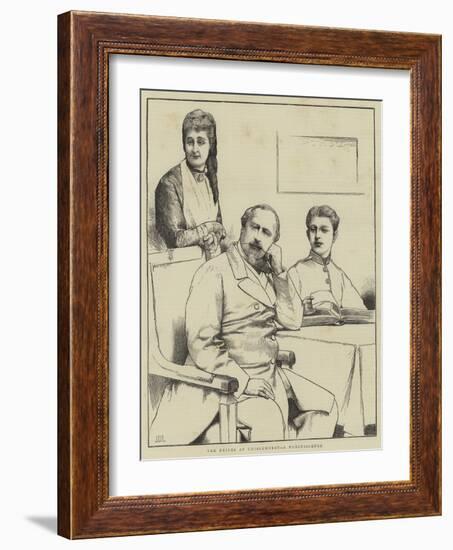 The Exiles at Chislehurst, a Reminiscence-Sir James Dromgole Linton-Framed Giclee Print