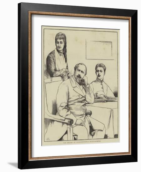 The Exiles at Chislehurst, a Reminiscence-Sir James Dromgole Linton-Framed Giclee Print