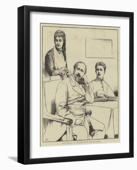 The Exiles at Chislehurst, a Reminiscence-Sir James Dromgole Linton-Framed Giclee Print