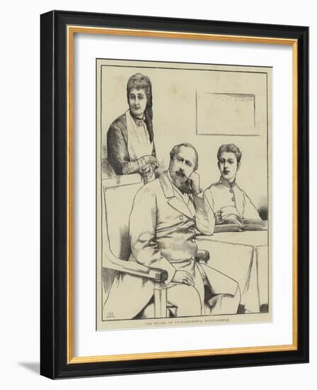 The Exiles at Chislehurst, a Reminiscence-Sir James Dromgole Linton-Framed Giclee Print