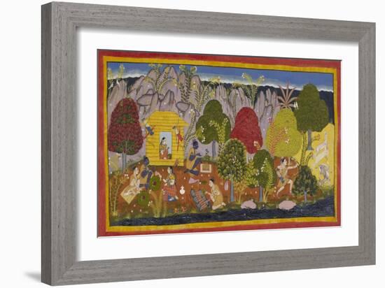 The Exiles Make the Required Offerings-null-Framed Giclee Print