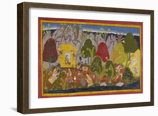 The Exiles Make the Required Offerings-null-Framed Giclee Print