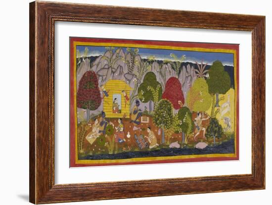 The Exiles Make the Required Offerings-null-Framed Giclee Print