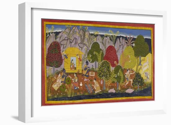 The Exiles Make the Required Offerings-null-Framed Giclee Print