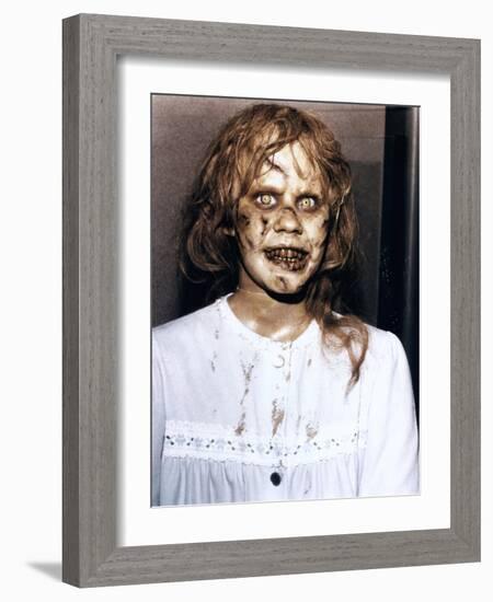 The Exorcist by William Friedkin with Linda Blair, 1973-null-Framed Photo