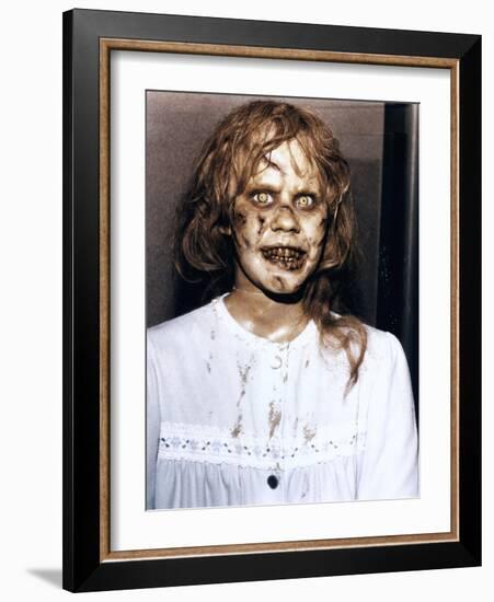 The Exorcist by William Friedkin with Linda Blair, 1973-null-Framed Photo