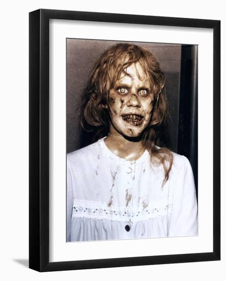 The Exorcist by William Friedkin with Linda Blair, 1973-null-Framed Photo