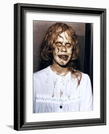 The Exorcist by William Friedkin with Linda Blair, 1973-null-Framed Photo