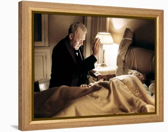 The Exorcist, Max Von Sydow, Linda Blair, 1973-null-Framed Stretched Canvas