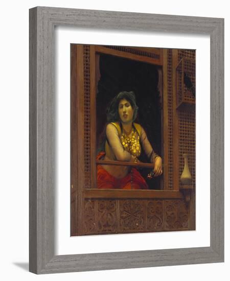 The Exotic Dancing Girl, Une Almee-Jean Leon Gerome-Framed Giclee Print