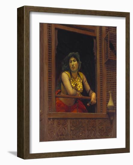 The Exotic Dancing Girl, Une Almee-Jean Leon Gerome-Framed Giclee Print