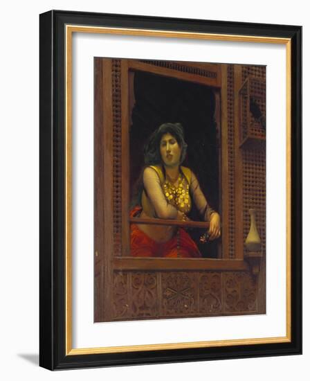 The Exotic Dancing Girl, Une Almee-Jean Leon Gerome-Framed Giclee Print