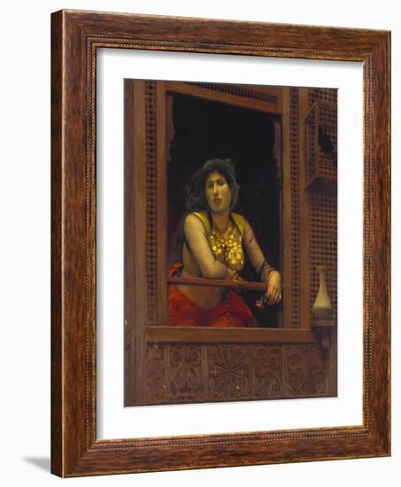 The Exotic Dancing Girl, Une Almee-Jean Leon Gerome-Framed Giclee Print