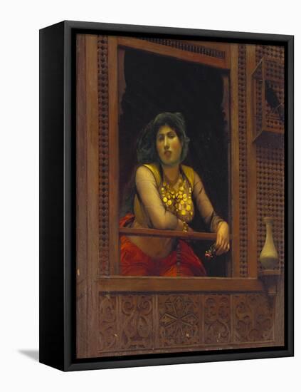 The Exotic Dancing Girl-Jean Leon Gerome-Framed Premier Image Canvas