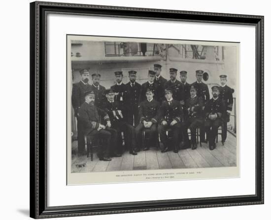 The Expedition Against the Sierra Leone Insurgents, Officers of HMS Fox-null-Framed Giclee Print