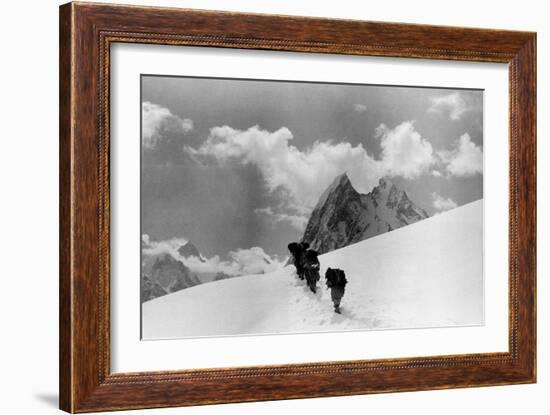 The Expedition for the Conquest of K2 Marching To the Top-null-Framed Giclee Print