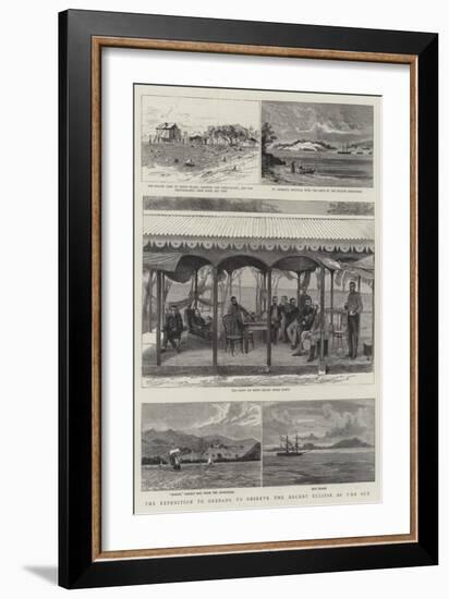 The Expedition to Grenada to Observe the Recent Eclipse of the Sun-null-Framed Giclee Print