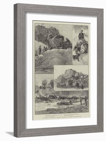 The Expedition to Mashonaland, Sketches on the March-null-Framed Giclee Print