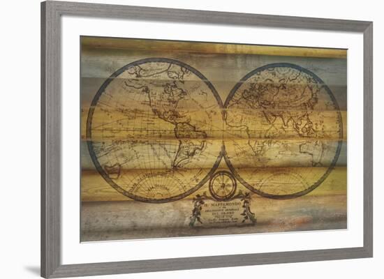 The Explorer's Map-Rufus Coltrane-Framed Giclee Print