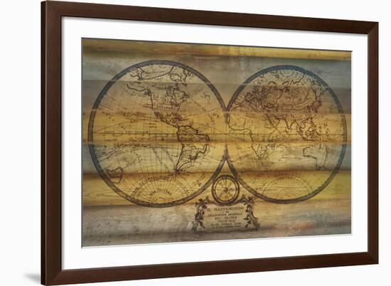 The Explorer's Map-Rufus Coltrane-Framed Giclee Print