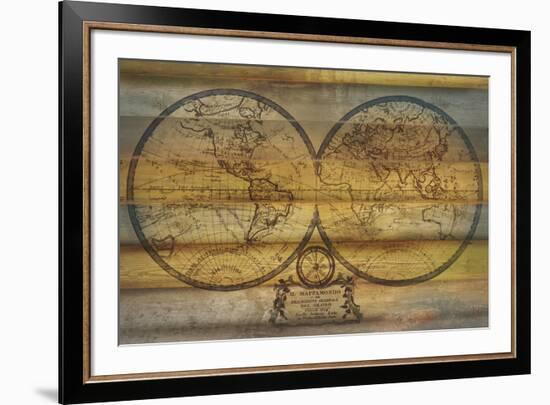 The Explorer's Map-Rufus Coltrane-Framed Giclee Print