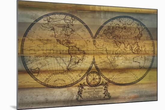 The Explorer's Map-Rufus Coltrane-Mounted Giclee Print