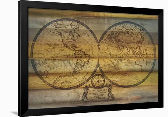 The Explorer's Map-Rufus Coltrane-Framed Giclee Print