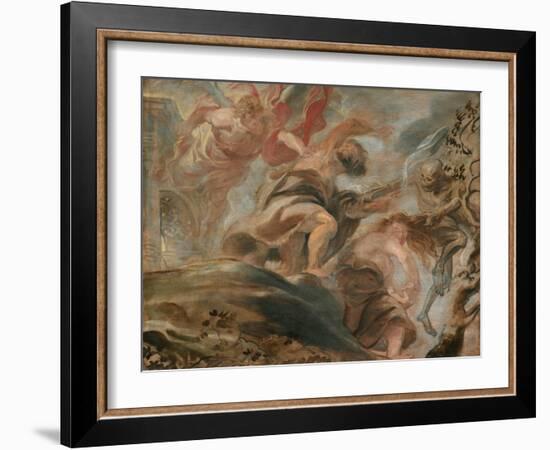 The Expulsion from the Garden of Eden-Peter Paul Rubens-Framed Giclee Print