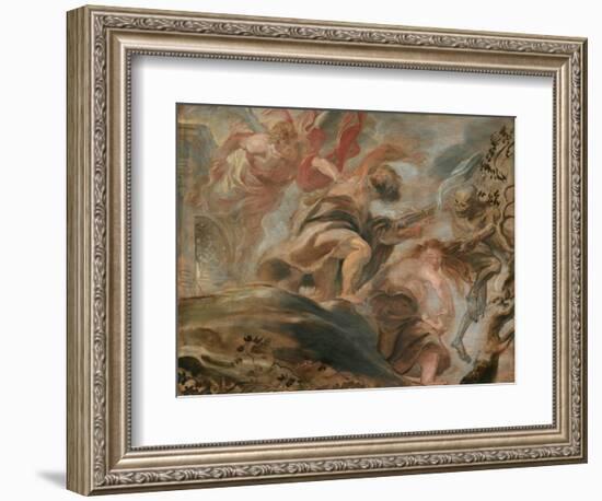 The Expulsion from the Garden of Eden-Peter Paul Rubens-Framed Giclee Print