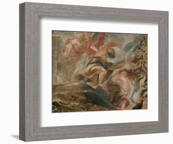 The Expulsion from the Garden of Eden-Peter Paul Rubens-Framed Giclee Print