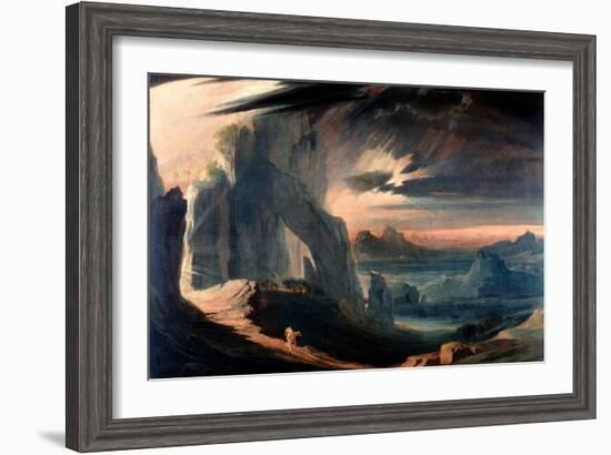 The Expulsion of Adam and Eve from Paradise, 1823-27-John Martin-Framed Giclee Print