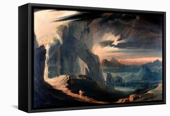 The Expulsion of Adam and Eve from Paradise, 1823-27-John Martin-Framed Premier Image Canvas