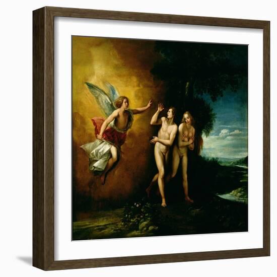 The Expulsion of Adam and Eve-Guiseppe Cesari-Framed Giclee Print