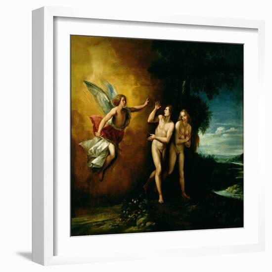 The Expulsion of Adam and Eve-Guiseppe Cesari-Framed Giclee Print