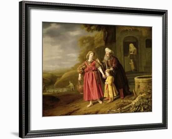 The Expulsion of Hagar and Ishmael, c.1644-Jan Victors-Framed Giclee Print