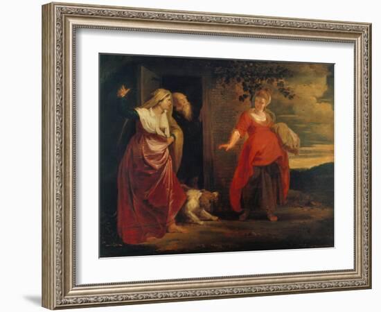 The Expulsion of Hagar-Peter Paul Rubens-Framed Giclee Print