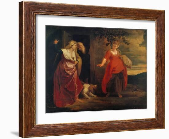 The Expulsion of Hagar-Peter Paul Rubens-Framed Giclee Print