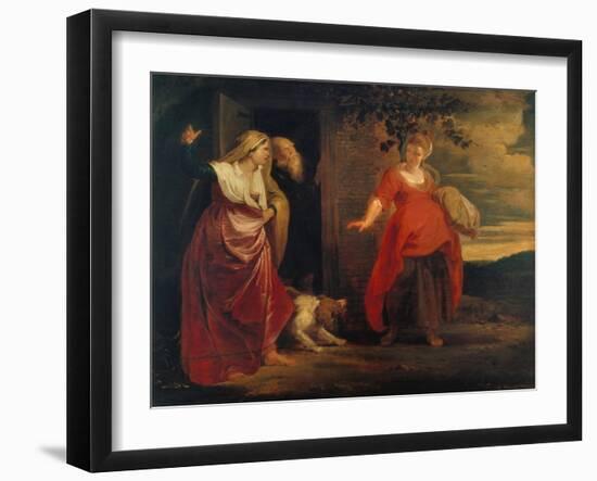 The Expulsion of Hagar-Peter Paul Rubens-Framed Giclee Print