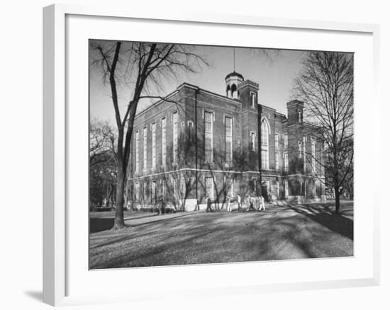 The Exterior of a Buliding on the Campus of Knox College-Bernard Hoffman-Framed Photographic Print