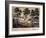 The Exterior of Hougoumont at the Commencement of the Battle of Waterloo, 18th June 1815,…-null-Framed Giclee Print