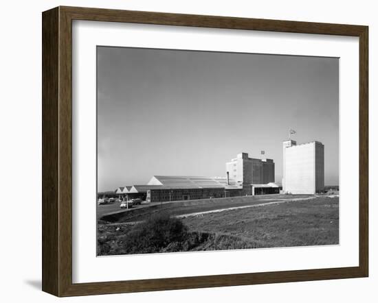 The Exterior of Spillers Animal Foods Mill, Gainsborough, Lincolnshire, 1962-Michael Walters-Framed Photographic Print